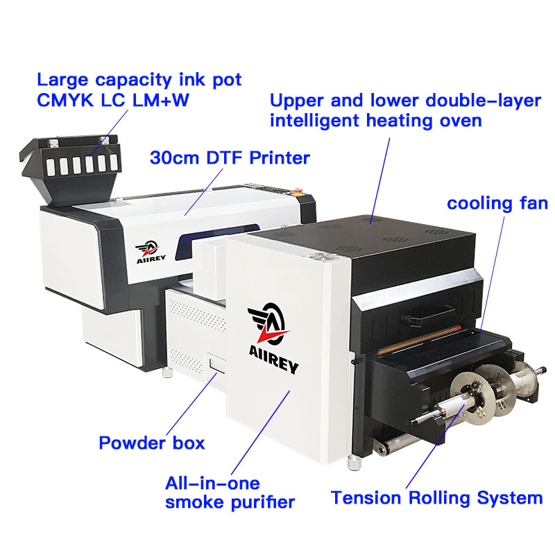 A2 colore CMYK W LC LM nanometro NY di Machine Double Head nove della stampante della maglietta DTF