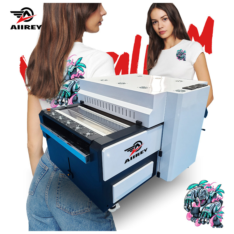 DTF Powder Shaker Machine con Purificatore di fumo all in one Tre fasi di riscaldamento 2kw Potenza 20-28.C Temp