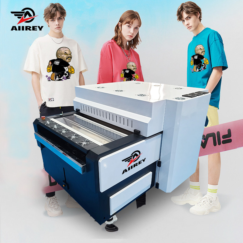 DTF Powder Shaker Machine con Purificatore di fumo all in one Tre fasi di riscaldamento 2kw Potenza 20-28.C Temp