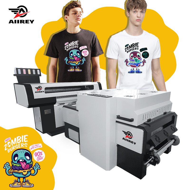 Stampa DTF ad alta velocità da 60 cm con purificatore di fumo all in one Max Print Size 650mm