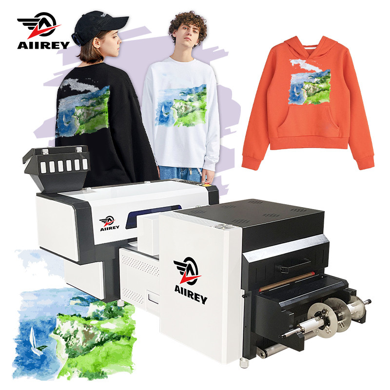 Stampa digitale a riscaldamento frontale con purificatore di fumo all-in-one