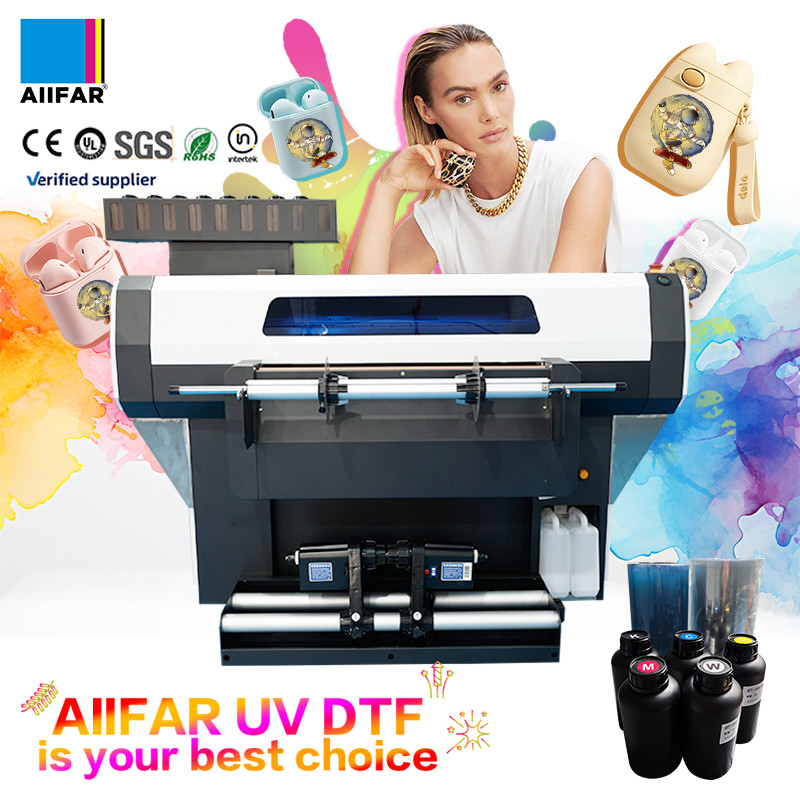 Refinecolor Roll To Roll UV DTF Stampante di adesivi a cristallo